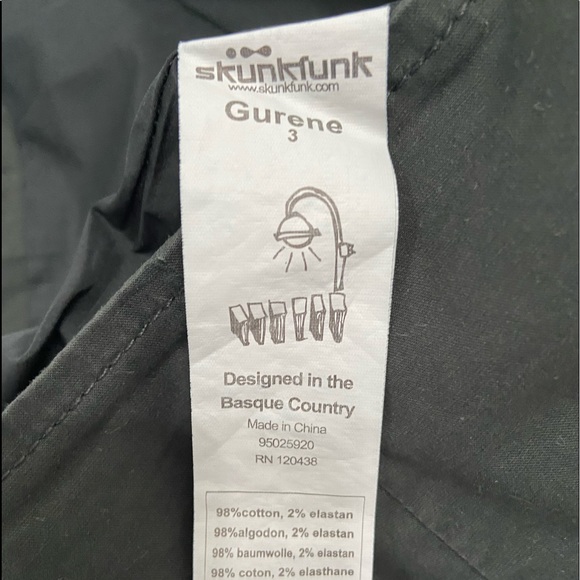 Skunkfunk Green Wrap Cotton Skirt sz 3 - Picture 6 of 6